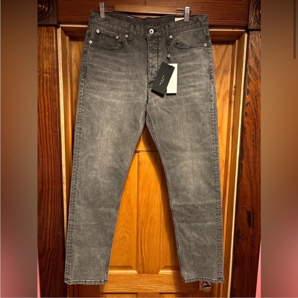 Rag & Bone Jeans Fit 2 - Grey - 34x32 - Picture 1 of 5